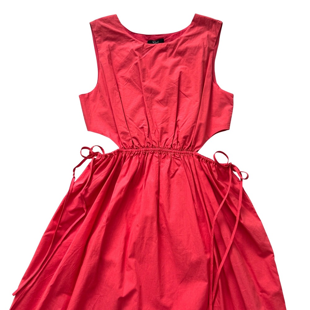 RAILS Yvette Sleeveless Cutout Maxi Dress Coral Pink Small - Picture 2 of 8
